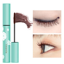 彩色睫毛膏蓝色睫毛膏水黑棕色紫色睫毛膏细小刷头女睫毛笔cos用睫毛膏浓密纤长水不易晕染. 棕色