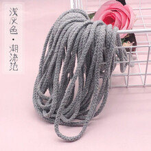 宿舍床帘绳子挂钩 扣环配件 上下铺床帘开扣C环加粗床帘绳子 浅灰色加粗绳 20米 其它