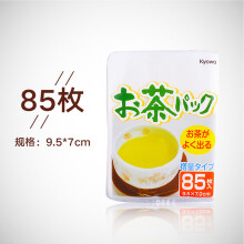 利生活 日本进口茶包袋泡茶袋煎药煲汤料理袋茶叶包一次性过滤袋85枚 85枚*1包
