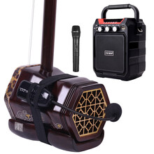 无线二胡扩音器演出二胡拾音器 二胡笛子拾音器扩音古筝古琴音箱 无线拾音器+充电音响+无线话筒+大转小接头