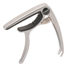 尤克里里夹子 民谣古典木吉他尤克里里变调夹子变音电古典吉它两用电金属大手抓MSY 09款-银色