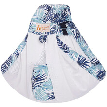 天才一叮育儿背巾西尔斯新生儿横抱式婴儿背带宝宝背巾初生儿前抱式哺乳抱巾多功能纯棉小孩抱带巾 1027-椰树花网款