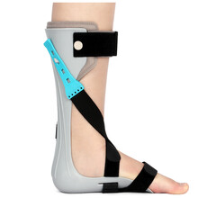 JK 医用足托足下垂矫形器 中风偏瘫康复器材足内翻足外翻足内外翻矫正鞋日夜两用矫正器护具支具 蓝色（左脚） L（39-40码）