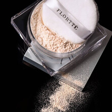 【配彩妆蛋+化妆棉】Flortte花洛莉亚定妆散粉蜜粉持久控油遮瑕防水珠光哑光花落莉亚抖音同款 P01#哑光雾粉色