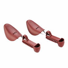 撑鞋器运动鞋 可调节塑料鞋撑扩鞋器男士女士可调节定型防皱防变形MSY 枣红色 女款