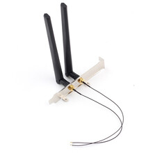 奋威AX200 英特尔WIFI6 笔记本电脑内置双频无线网卡9260AC/8265ac蓝牙wifi 台式机套件(转接线+档板+6DB天线)