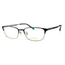 精工 (SEIKO)文艺β钛全框眼镜框近视HC1017眼镜架 黑色164 单买镜架