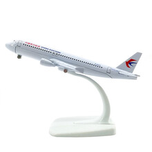 合金飞机玩具模型仿真客机波音B747国航A380/777南方航空飞机模型 320东方航空16厘米(带轮 不可滚动)
