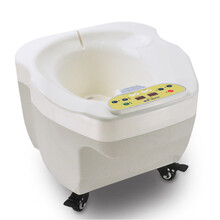 助康（zhukang）男女通用免蹲恒温坐浴盆药浴臭氧加热定时冲洗按摩熏蒸坐浴器 万向轮208B