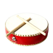 派尼美特新宝乐器扁鼓小鼓5/6/7/8寸堂鼓中国鼓花鼓盘鼓实木头层牛皮配棒 8寸配木棒