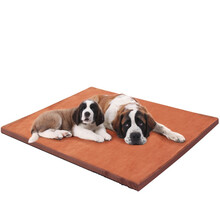 狗垫子 耐咬冬季保暖狗窝猫窝狗床小型犬中型犬大型犬加厚宠物狗狗垫子泰迪金毛狗狗用品 可拆洗海绵型XL码 适合超大型犬130*100CM