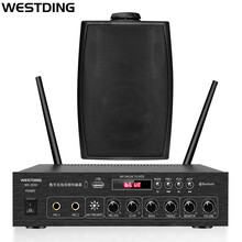 威斯汀 WESTDING WX-306无线蓝牙吸顶壁挂喇叭套装店铺餐厅校园背景音乐公共广播 一拖一