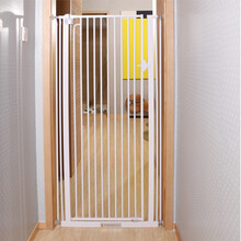 聚悠宠猫围栏门栏猫咪栅栏宠物狗护栏狗狗隔离栏挡猫猫防护门拦猫用防爬小猫防逃栏杆家用室内防跳 适用宽度69-74cm 高度120cm