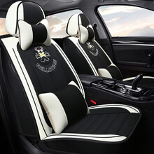 2021新款东风风行T5 EVO全包座套1.5T汽车专用内饰改装四季座椅垫 黑白豪华