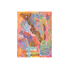 MO 西班牙诺埃米海洋色彩缤纷 《橙色》丙烯画 原作 框画装饰画玄关卧室餐厅客厅沙发电视背景墙挂画