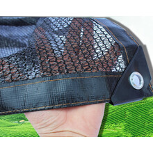 遮阳网3针黑色隔热防晒网园艺花卉阳台庭院绿植遮阴网太阳网 黑色三针(5米*8米)