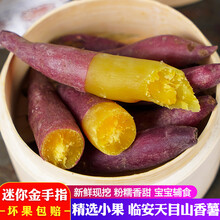 5斤天目山小香薯板栗沙地红薯新鲜地瓜黄心金手指小红薯