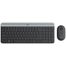 罗技（Logitech）MK470 无线键鼠套装 办公游戏键鼠套装 全尺寸超薄 带无线2.4G接收器 黑色