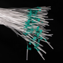 耐尔尼 猪牛羊兽用方便针注射器 兽用软管输液针头延长线 猪用头皮针 1米（带12号针头）200根