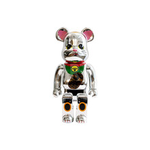 墨斗鱼艺术bearbrick积木熊招财猫400%PVC材质雕塑公仔动漫模型