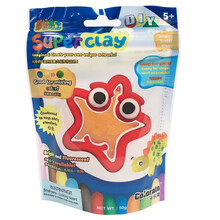 卡乐淘50克超轻粘土白色黏土彩泥太空橡皮泥儿童玩具软陶泥安全益智玩具 50克粘土-粉黄