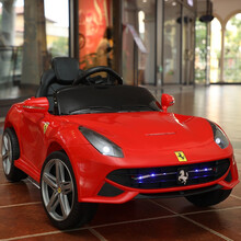 欣娃婴幼儿童电动车四轮摇摆玩具车可坐人电动汽车1-2-3-4-5岁男女宝宝遥控车 中国红+锂电+全功能+手机遥控