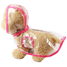 OLOEY狗狗雨衣泰迪比熊小型犬中型犬雨伞小狗四脚柯基防水全包宠物衣服 玫瑰红色 xs