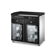 纳柏顿 580-K2茶水消毒柜商用立式臭氧红外线办公室餐厅饭店碗筷餐具消毒茶水柜可定时配餐柜 950-K3 黑色款