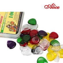 Alice爱丽丝AP-JS/M大小水滴吉他拨片 电吉他速弹防滑拨片 混装小水滴1.0 2.0 3.0各两片