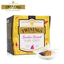 英国川宁大叶白金英伦茗香伯爵红茶茶包15袋 买2送8片茉莉花茶TWININGS欧洲进口三角茶包袋泡茶