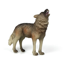 玛奇乐（MECHILE）仿真动物模型套装玩具动物老虎狮子大象长颈鹿儿童玩具生日礼物 咆哮狼