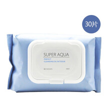 谜尚（MISSHA） 水清颜卸妆柔湿巾 护理深层清洁卸妆巾 方便携带 一抹卸妆 30片装 一包