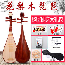 琵琶乐器成人儿童初学者入门练习琵琶考级演奏琵琶厂家直销 儿童花梨木琵琶+15年保修