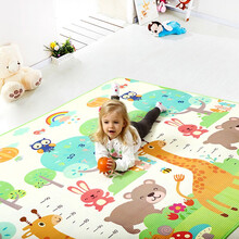 麦肯齐 XPE材质宝宝爬行垫毯婴儿爬爬垫儿童防滑地垫 XPE 200*180*0.5cm(折叠装)