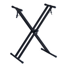 电子琴架通用双管X琴架 便携可升降电子琴电钢琴古筝支架 合成器架子通用 X架
