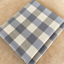 罗盛凯丽家纺 老粗布床单   纯棉粗布床单 全棉格子被单纯棉床单 Q蓝灰大格 250cmx250cm