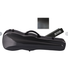 碳纤维小提琴盒中提琴盒轻便双肩背包抗压防摔防雨航空托运 黑网格4/4