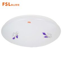 佛山照明（FSL）LED卧室灯吸顶灯玄关灯白光紫百合17W（量大定制）