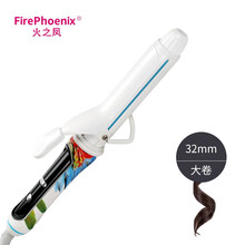 火之凤A1卷发棒大卷蛋卷头专业电发烫发神器刘海内扣卷棒美发专用 32mm 鹦鹉