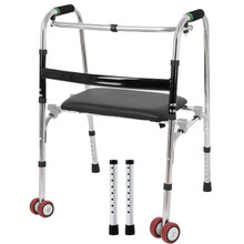 助行器拐扙老人两用拐棍四脚拐杖椅凳子防滑辅助行走器老年人助步器 不锈钢加固两用座