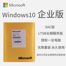 微软正版系统windows10/Win10专业版/企业版实物支持多国语言 专票 Win10家庭中文版实物