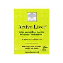 NewNordic 非转基因肝脏支持片 30片 保护肝脏抗氧化修复受损肝细胞膳食补充剂美国进口