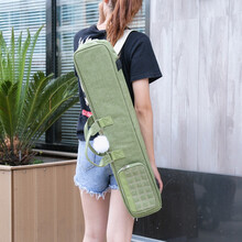 Ranloesa笛子包竹笛包7支装75cm单肩背可手提加厚笛子袋笛包 绿色