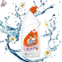 威猛先生洁厕液 淡雅花香500g+100g双包装 优惠装洁厕灵洁厕精含84精华 组合套装 600g*1瓶 威猛先生