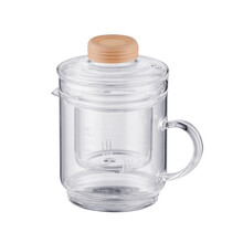 小熊养生杯电炖杯电热杯小型便携式办公室加热水杯学生迷你小号陶瓷煮粥杯原装原厂电器内胆盖子配件 玻璃杯+盖子