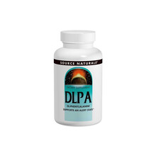 Source Naturals DLPA左旋苯丙氨酸片 神经系统健康舒缓情绪膳食补剂 750毫克 60片