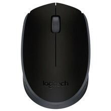 罗技（Logitech）M171(M170) 无线办公鼠标 家用商务对称鼠标 带无线2.4G接收器 黑色