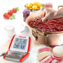 Mastrad法国mastrad温度计烘焙套餐烤箱蛋糕精准数显探针测烘培针式面包 红色（F73015）