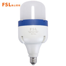 佛山照明（FSL）大功率LED球泡商业工厂照明风扇散热节能灯泡E27螺口58W白光炫风系列（量大定制）