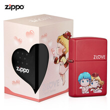 之宝（ZIPPO）打火机 Zippo丘比特 爱的唯一 精美彩印 ZCBEC-152 煤油防风火机